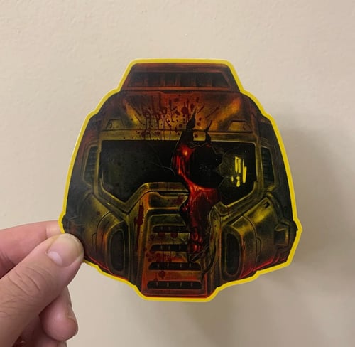 Image of s/S Dark Presents: Doom (Sticker) by XUL1349