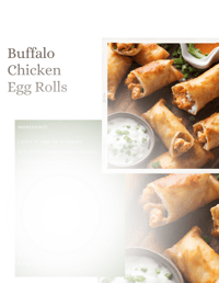 Buffalo Chicken Egg Rolls
