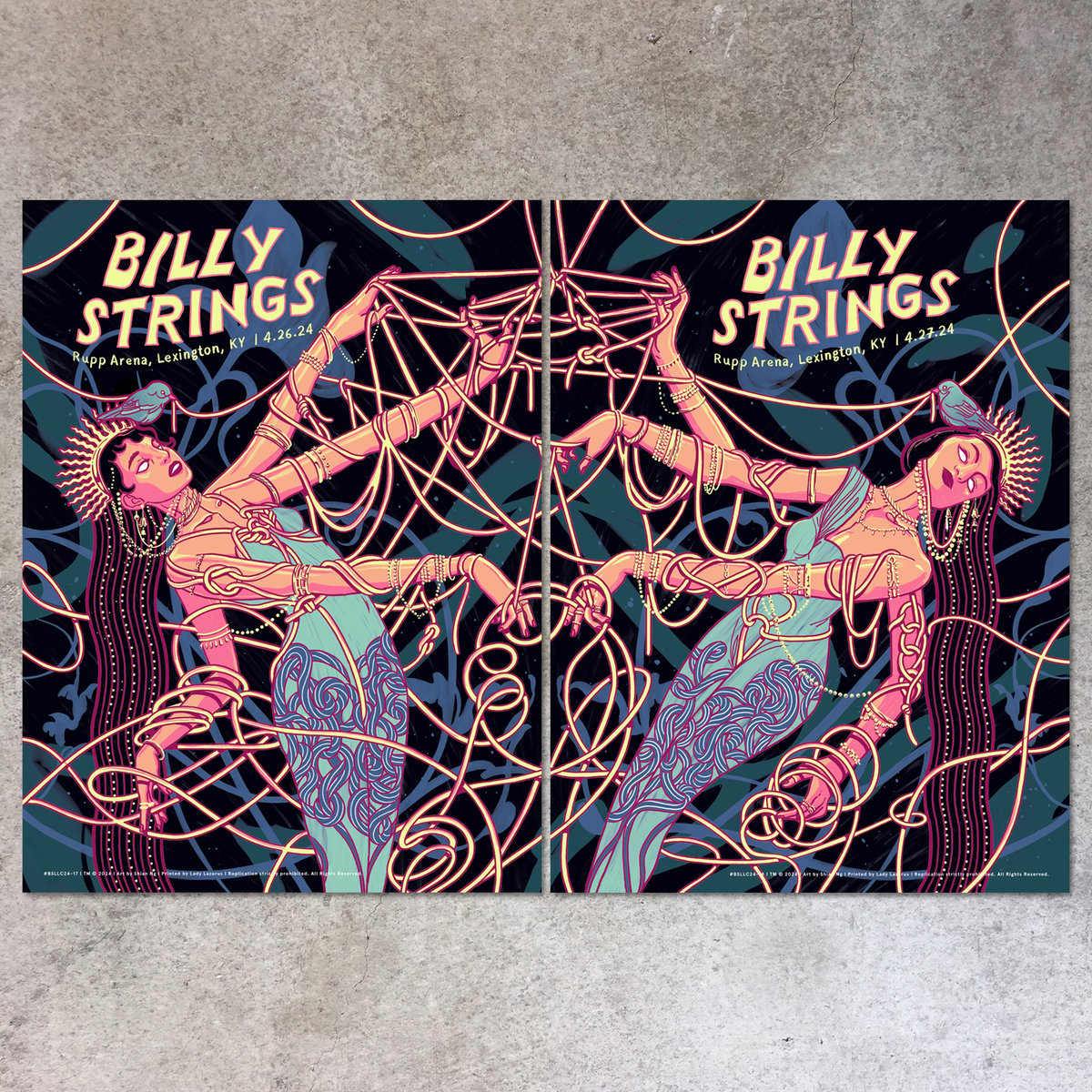 F4D Studios — Billy Strings Lexington Posters