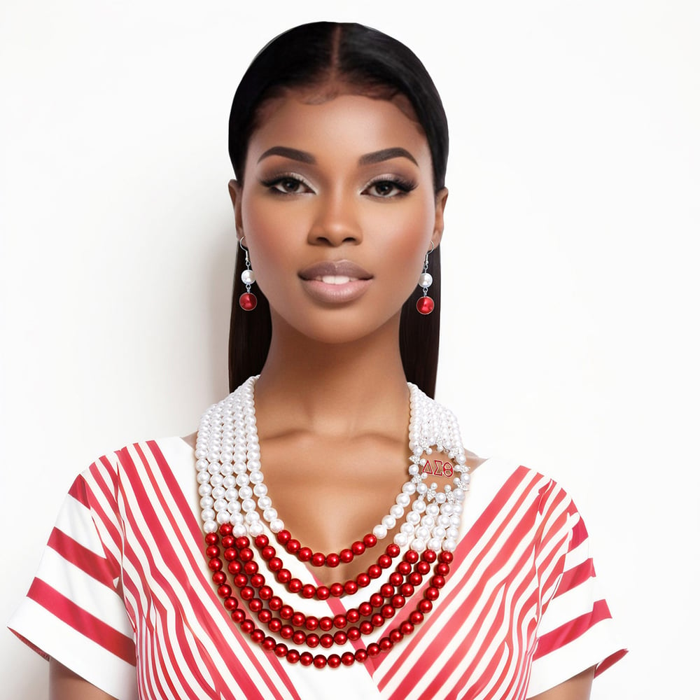 Image of Delta Sigma Theta Necklace Set