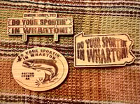 SPORTIN IN WHARTON WOODEN MAGNETS
