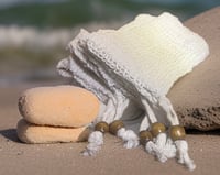 Image 1 of Natural Sisal exfoliating Soap Saver bag