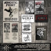 Image 1 of Agnostic Front 40th Anniversary Tape Box Set