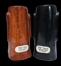Image 2 of Vintage Pair of Moai Mugs from The Tikis FREE SHIPPING