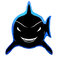 Great White Shark Vinyl Sticker