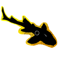 Epaulette Shark Vinyl Sticker