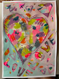 Image 2 of Valentine's day on paper 2 pieces- SALE
