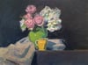 Pink and White Rose Still life 