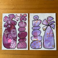 Image 1 of Stacking Stones artwork on paper - ready to frame SALE