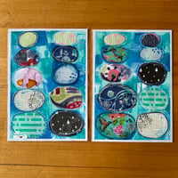 Image 2 of Stacking Stones artwork on paper - ready to frame SALE
