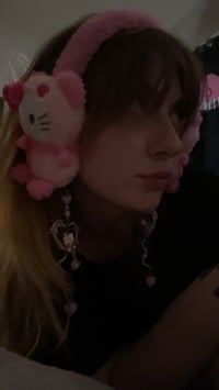 Image 2 of 🙀Fluffy ALL Over Hello Kitty Earmuffs🙀