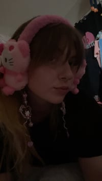 Image 1 of 🙀Fluffy ALL Over Hello Kitty Earmuffs🙀