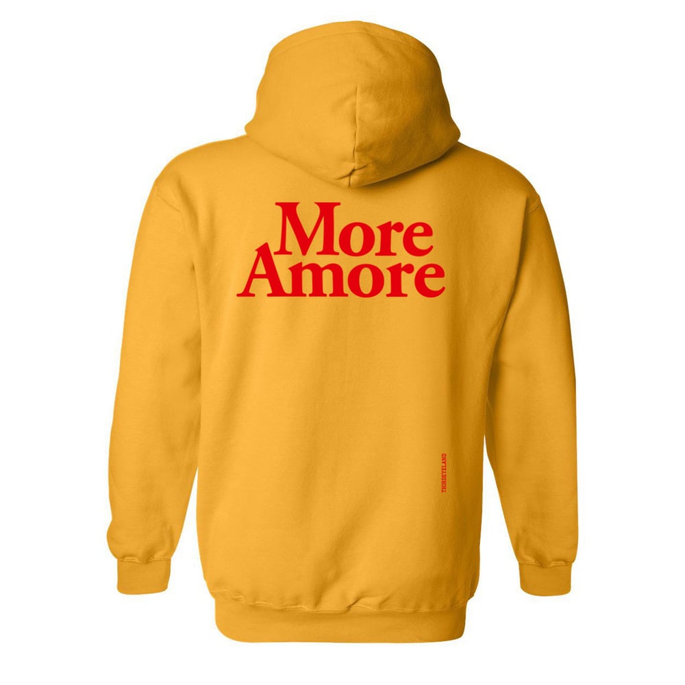 Image of More Amore Hoody Red/Gold