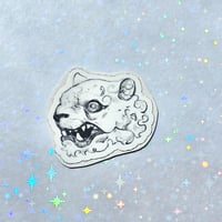 Tiger head sticker