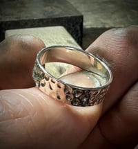 Image 1 of Burred Silver Ring
