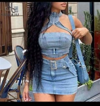 WHOLE SNACK DENIM SET 