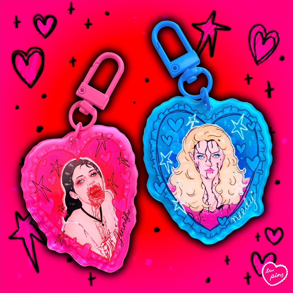 Jennifer’s Body Jennifer & Needy Acrylic Keychains