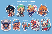 Image 2 of One Piece Stickers