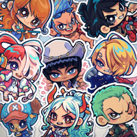 Image 1 of One Piece Stickers