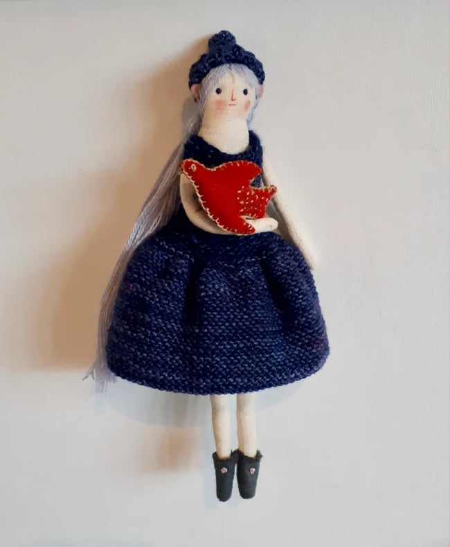 Made to  order dolls ~  folk art doll