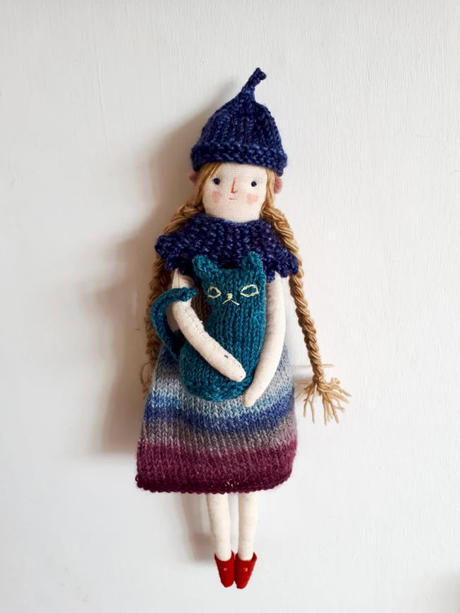 Made to  order dolls ~  folk art doll