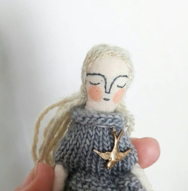 Made to  order dolls ~  folk art doll