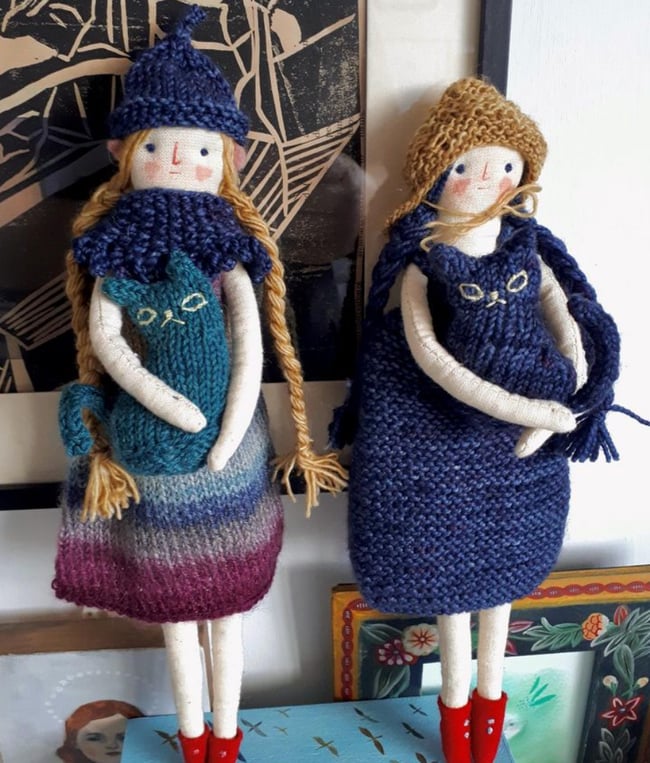 Made to  order dolls ~  folk art doll