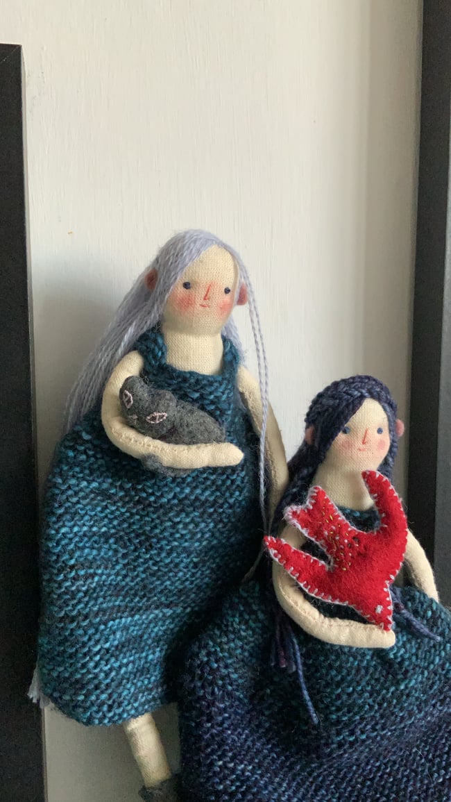 Made to  order dolls ~  folk art doll