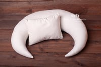 Image 4 of Velvet moon pillow and 7 little stars 
