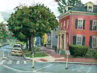 Corner of Pleasant St and Bridge St in Salem