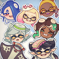 Image 1 of Splatoon Stickers