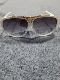 Image 7 of LV Sunglasses White