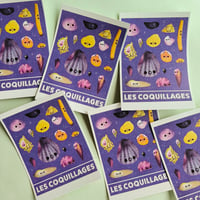 Sticker : les coquillages