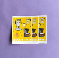 Sticker : les cafetières