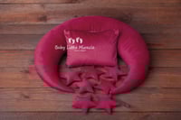 Image 10 of Velvet moon pillow and 7 little stars 