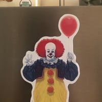 Image 3 of PENNYWISE Balloon 90 FRIDGE MAGNET!