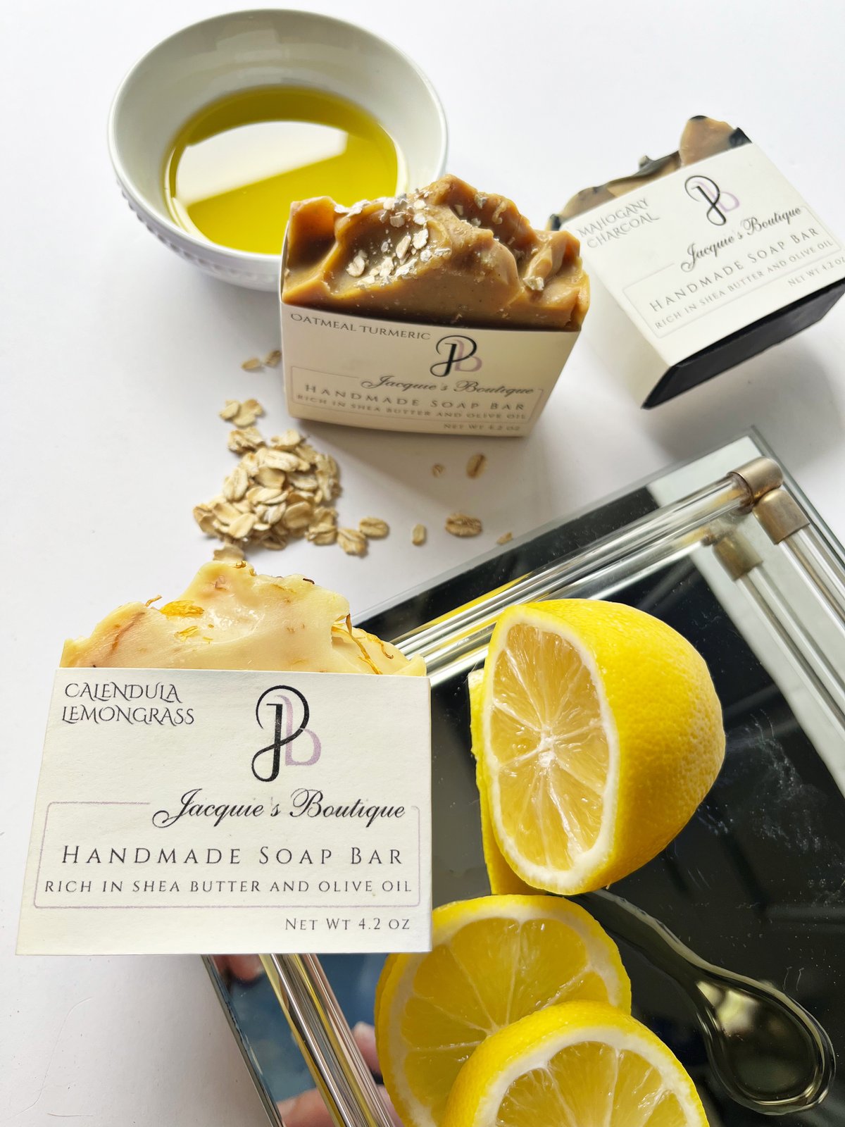 Set of 3 Pure Essence Soaps | Jacquies Boutique