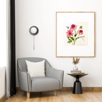Image 2 of Giddy Up Dahlias- original artwork 
