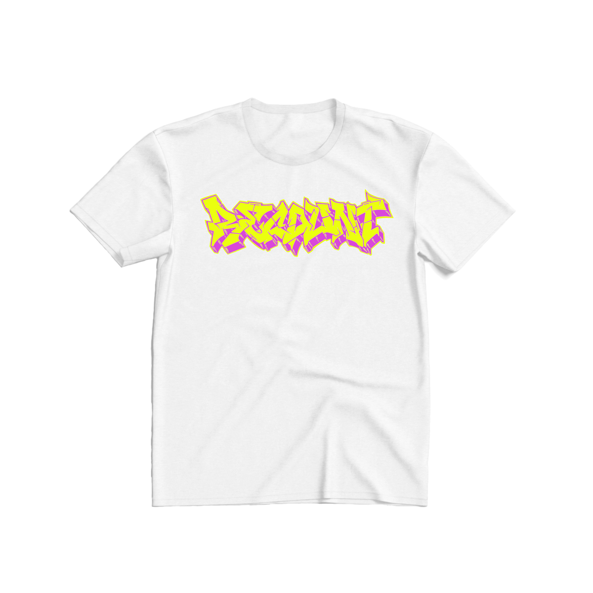 Image of GRAFFITI SHIRT YELLOW PINK