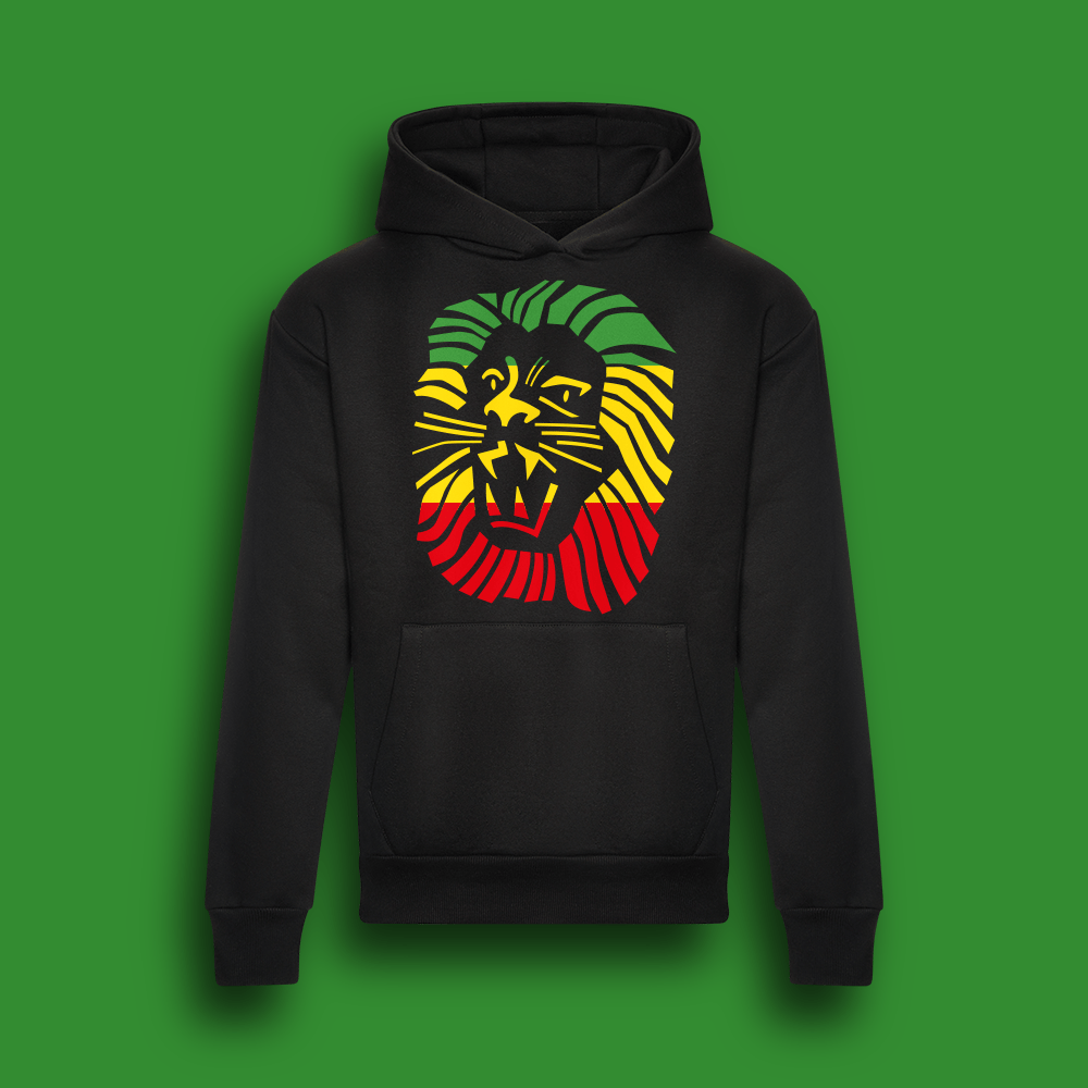 Rasta lion hoodie sales