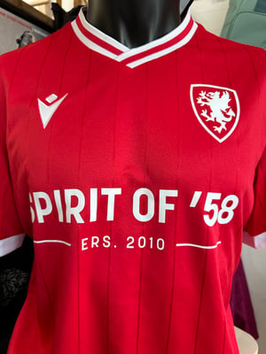 Image of Spirit of 58  ‘ Adre’  Replica Shirt  Red/ White 