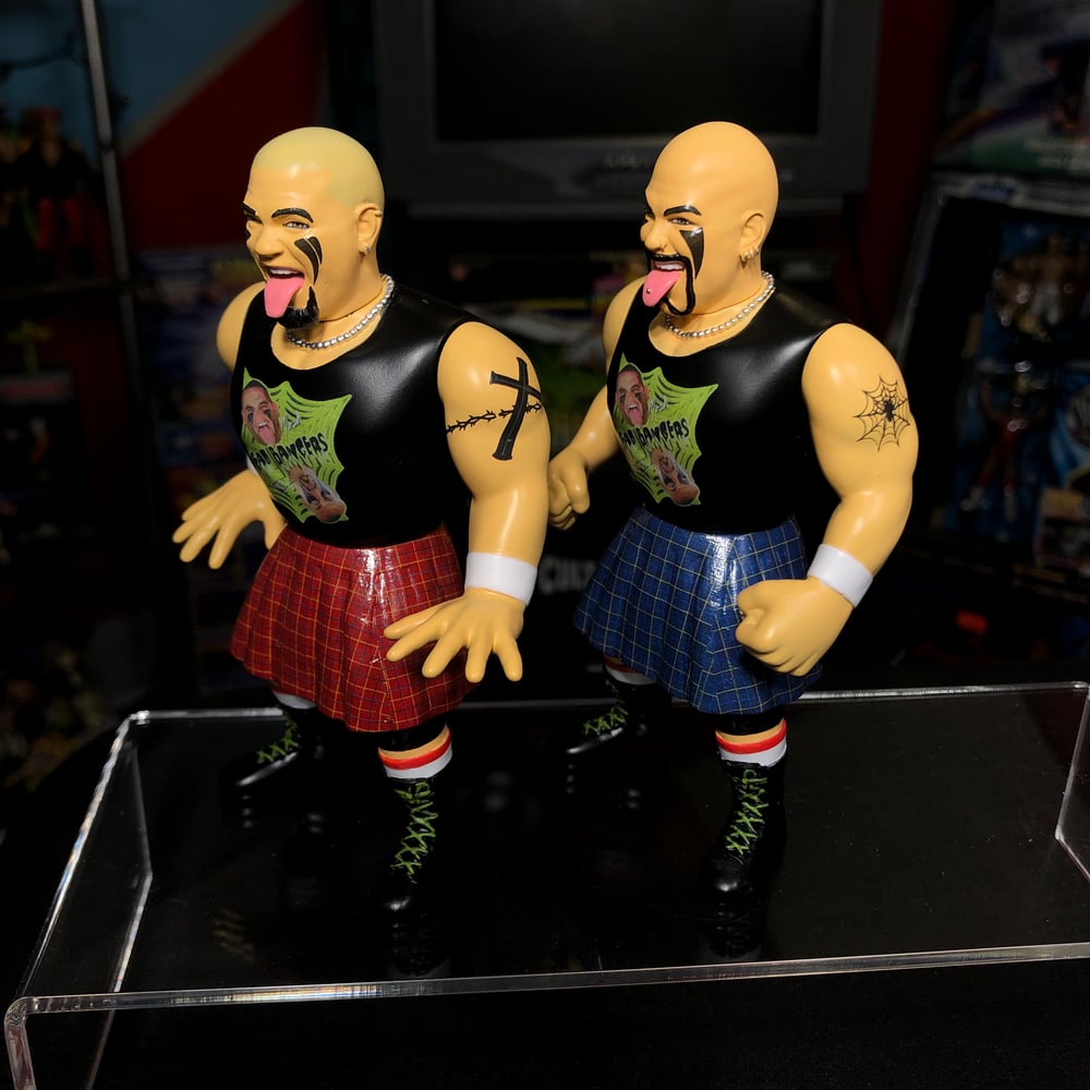 **PROTOTYPES** Wrestle-Something Wrestlers Series 1 The Headbangers Figures by FC Toys