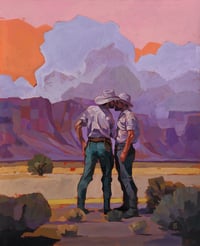 Cowboys Gotta Stick Together - 16x20" Limited Edition Print