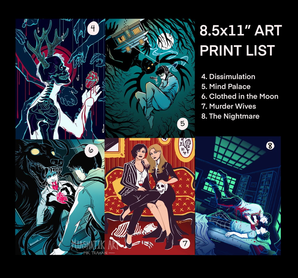 Hannibal - 8.5x11” Art Prints [PRE-ORDER]*