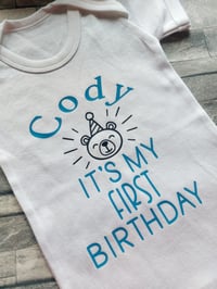 First Birthday Bodysuit