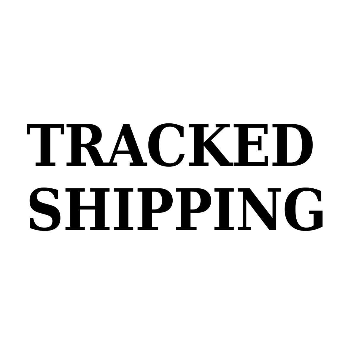 Image of TRACKED SHIPPING