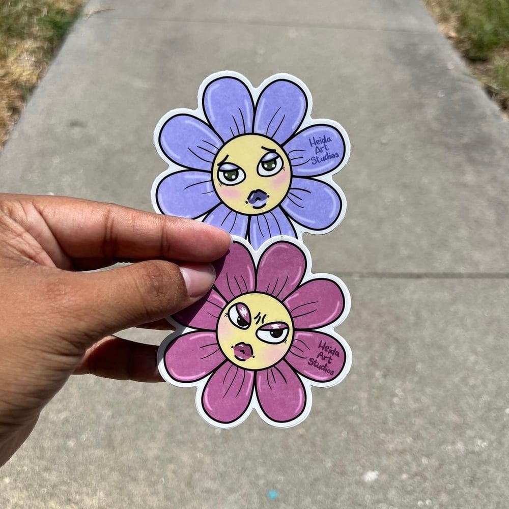 Image of Emotions Flower Stickers