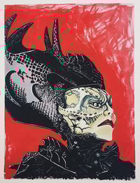 Image 4 of Farscape  - War Minister Ahkna - Original Watercolor Painting