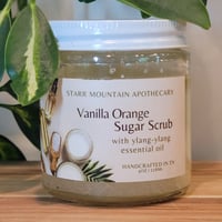 Vanilla Orange Sugar Scrub with Ylang-Ylang Essential Oil