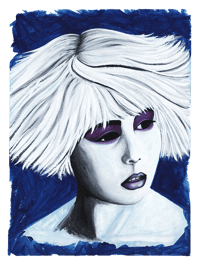 Image 1 of Farscape  - Chiana - Original Art Watercolor Painting